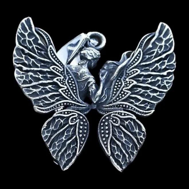 Romance Butterfly Pendant Stainless Steel Gothic Jewelry