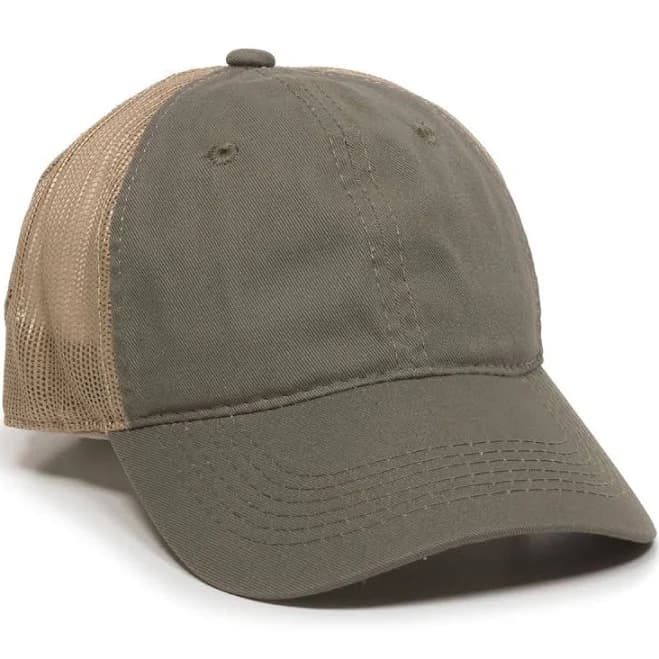 Adult Outdoor Cap FWT-130 Garment Washed Trucker Cap