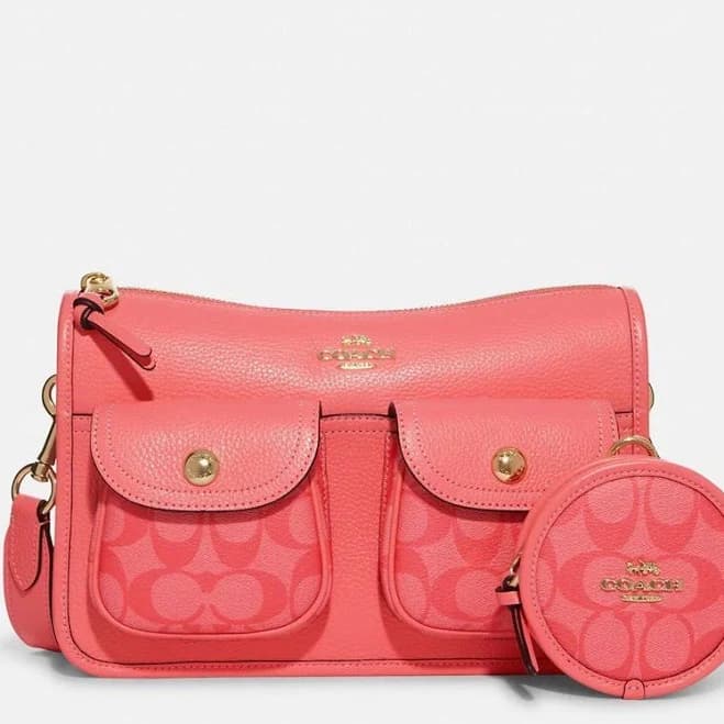 Coach Women's Pennie Crossbody in Signature Canvas