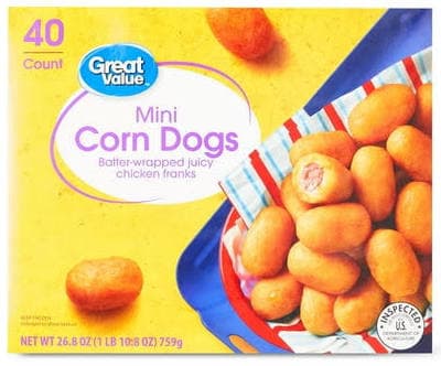 Great Value Frozen Mini Corn Dogs