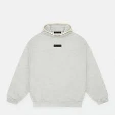 Fear of God Essentials Light Heather Grey Hoodie
