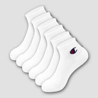 Champion Girls' 6-Pack Ankle Socks