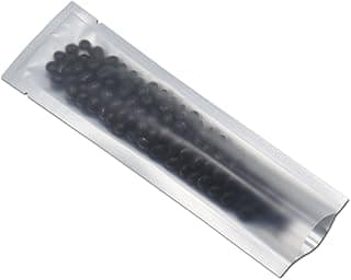 PABCK 100 Pcs 2.1x7.08 inch (Inside Size 1.77x6.69 inch) Clear Front Vacuum Heat Sealable Pure Mylar Foil Bag for Travel Shampoo Skincare Packaging Candy Coffee Powder Food Storage Aluminum Package