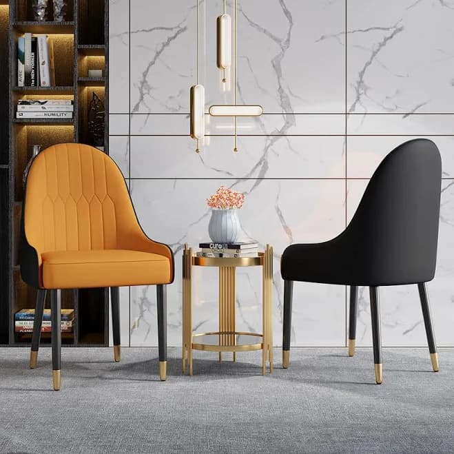 Darg Modern PU Leather Dining Chairs