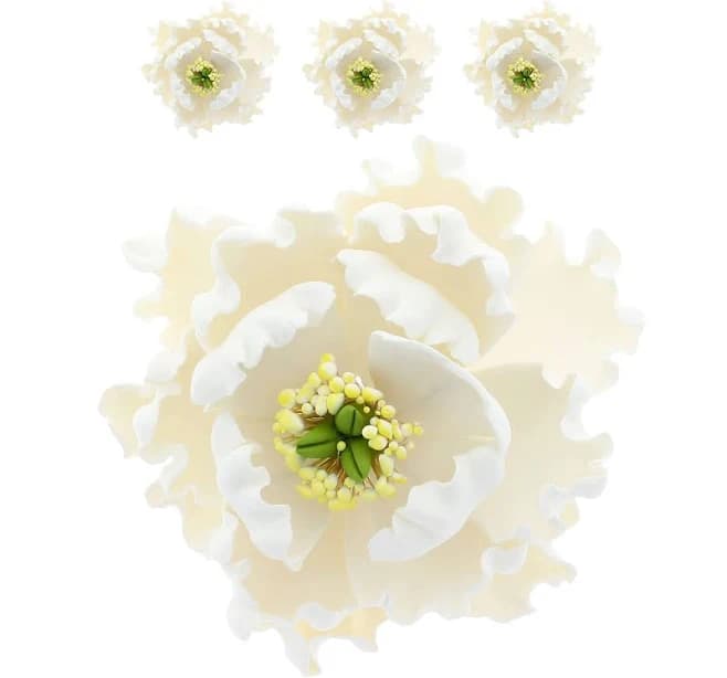 Global Sugar Art Elegant Peony Sugar Cake Flower