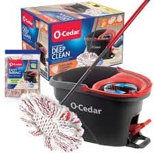 O-Cedar EasyWring Deep Clean Microfiber Spin Mop