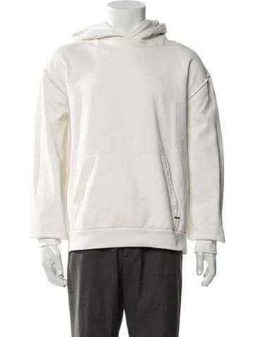 Louis Vuitton 2020 'Staples Edition' Hoodie in White, Men's XXL