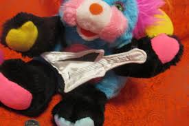 Vintage Mattel Popples 1986 Rock Star Punkster Guitar Plush Stuffed Animal Toy | eBay
