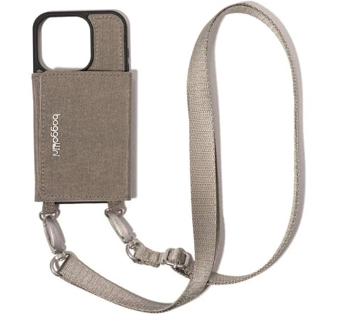 baggallini Women's On The Go iPhone Card Case Crossbody Bag