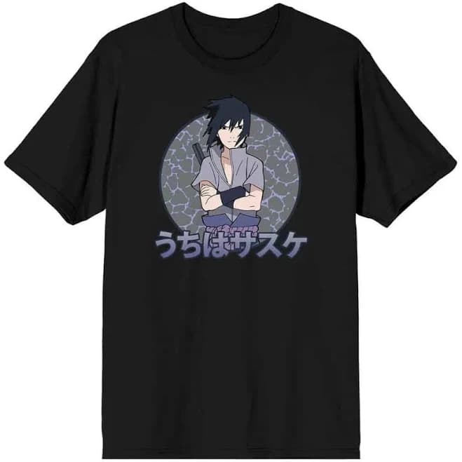 Naruto Sasuke Uchiha Kanji T-Shirt