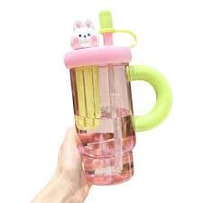 New Good-looking Large Capacity With Handle Straw Cup – lillie pedals & plaids