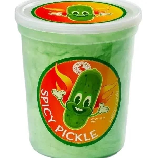 Spicy Pickle Cotton Candy