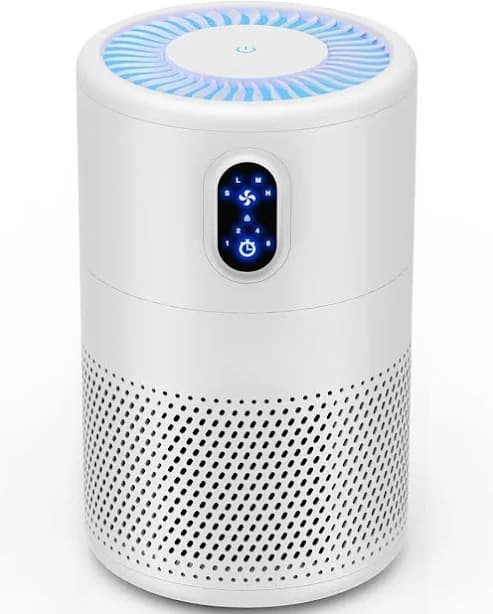 Mooka Air Purifier H13 True Hepa Filter Odor Removal Night Light