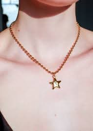 Gold Initial Star Necklace – Olivia Beeken