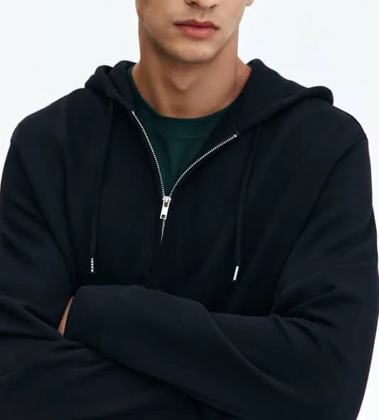 Men h&m Regular Fit Hooded Jacket