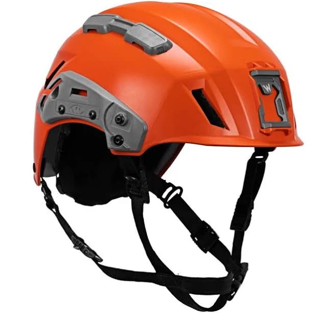 Team Wendy SAR Tactical Helmet, Black, With Goggle Post