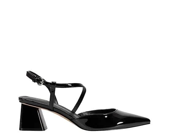 Marc Fisher Women's Loya Strappy Block Heel Pumps