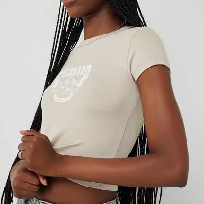 Ardene Women's Graphic Baby Tee