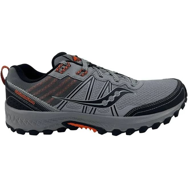 Saucony Excusion Tr14 Black Gray Orange Mens Athletic Sneaker