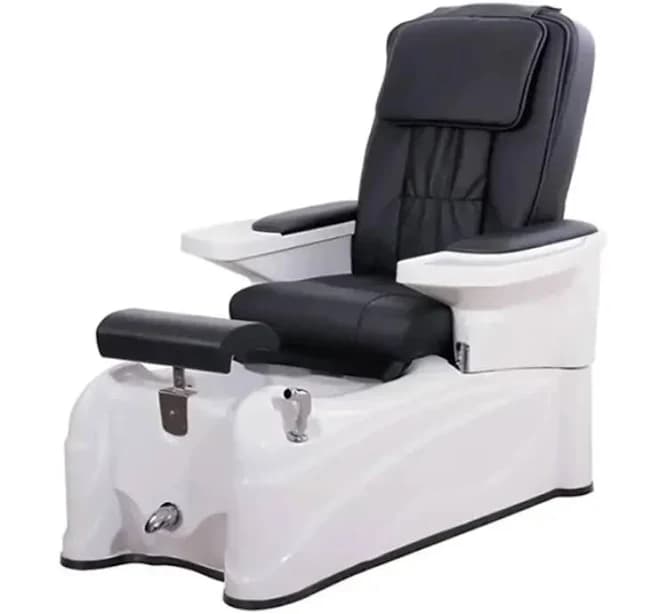 New Production Sky Blue Luxury Tina Para Pedicure Spa LED Bowl Acrylic Footbath With Wheels Pedicure