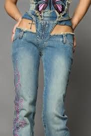 NAMILIA Denim Thong Pants