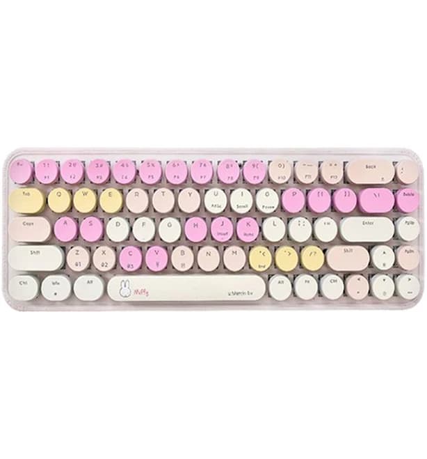 Miffy Typewriter Style Mechanical Keyboard