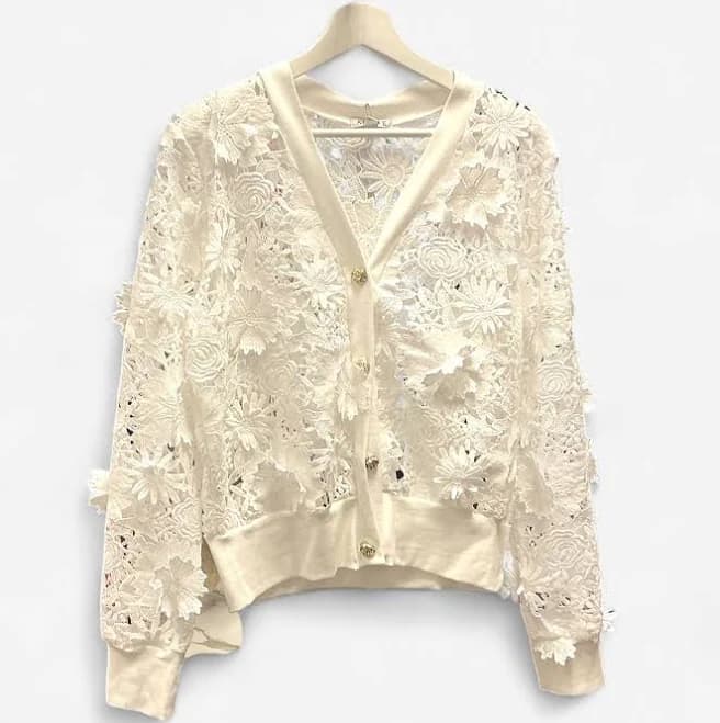 Floral Lace Cardigan