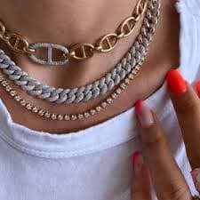 14KT Gold Diamond Luxe Jumbo Cuban Link Necklace – DilaraSaatci