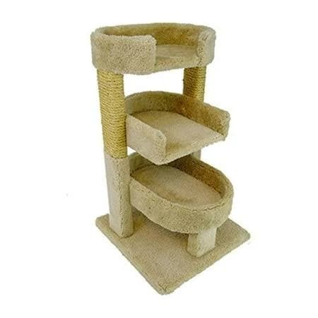 New Cat Condos 32 in. Triple Cat Perch