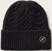 Baby Vulcan Cable Knit Beanie in Black
