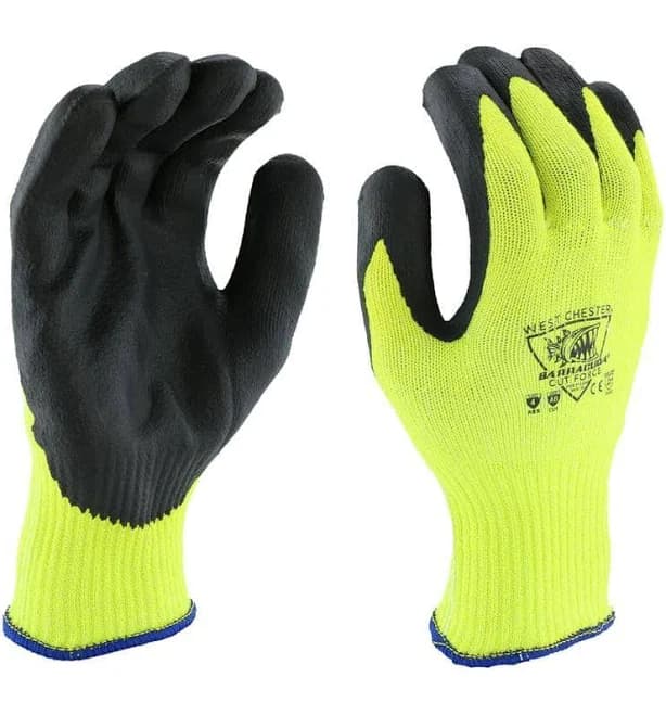 Barracuda Men's Cut Force Hi Vis ANSI 8 Cut Chemical Resistant Glove