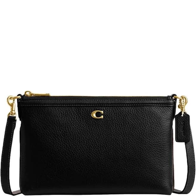 Coach Women's Legacy Zip Top Leather Crossbody Bag