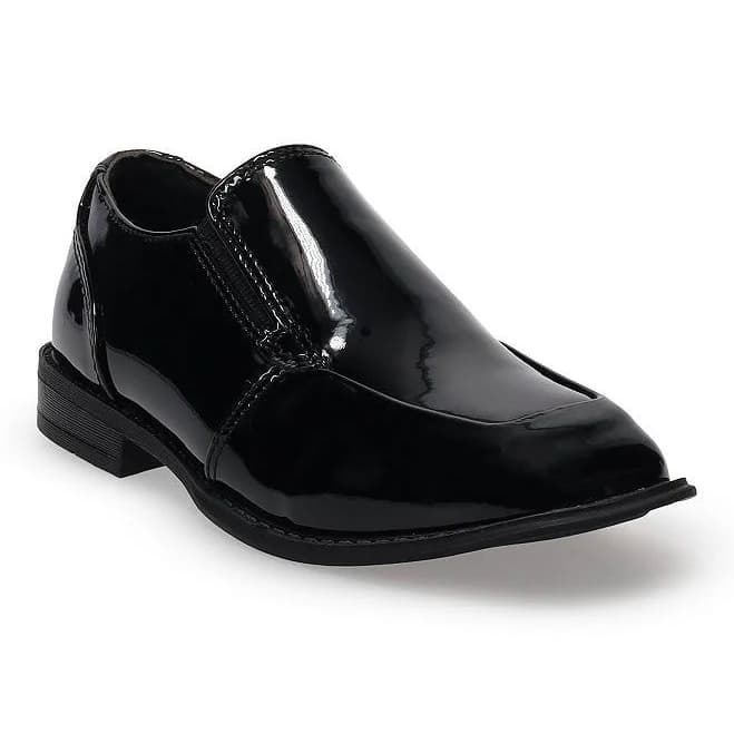 Sonoma Goods For Life Cristopher Boys' Dress Shoes, Boy's, Size: 1, Blkpat