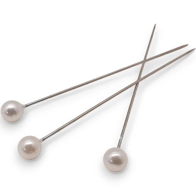 144pc 2.5" 6mm Pearl Corsage Pins