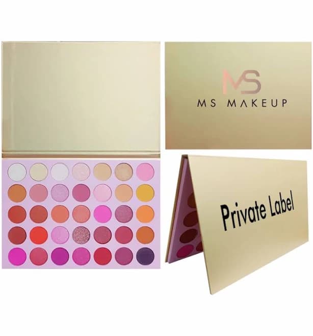 35 Colors Pink & Gold Eyeshadow Palette, MSE01126 / Multi Color