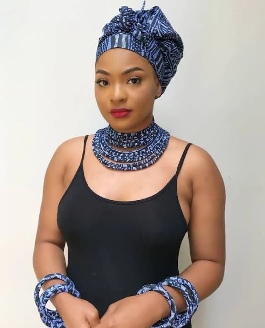 afrilege Ndop Africa Print Strands Rope Navy