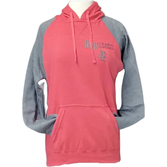 Adult 2 Tone Red/Charcoal Hoodie