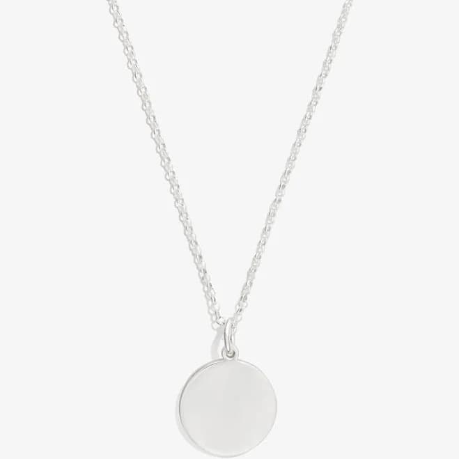 ALEX AND ANI Engravable Circle Charm Necklace