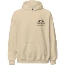 Checkered Flag Unisex Hoodie - Sand / XL