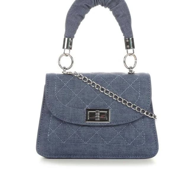Olivia Miller Quilted Denim Crossbody Handbag