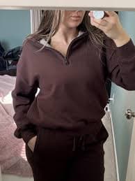 UltraFleece Half Zip Sweatshirt Gray | Garage