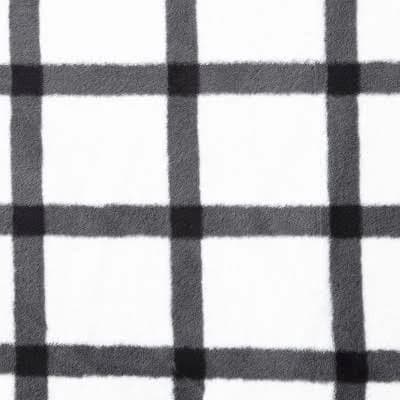Eddie Bauer Plaid Faux Fur Throw