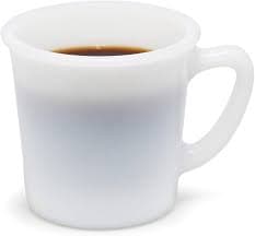 Amazon.com: Tsukiusuji Milk Glass Mug, 8.5 fl oz (250 ml), : לבית ולמטבח