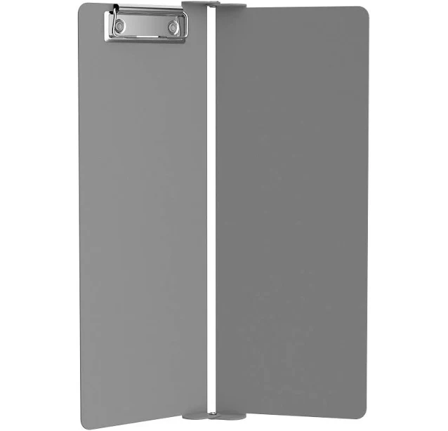 Clipboards.com Silver Vertical ISO Clipboard