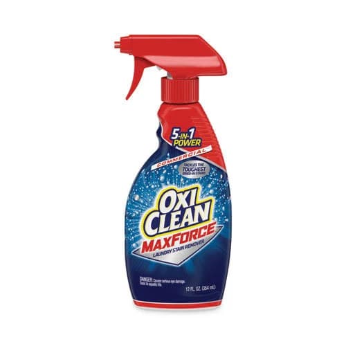 OxiClean Max Force Stain Remover 12 oz Spray Bottle 12Carton