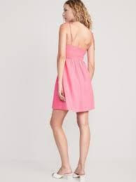 Fit & Flare Tie-Shoulder Mini Cami Dress | Old Navy