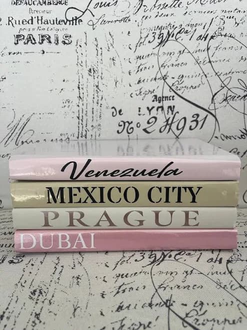 Glam Book Decor | Customizable Book Stack | Fashion Books | Glam Decor Books | Coffee Book Set | Luxurious Book Stack | Personalized Books