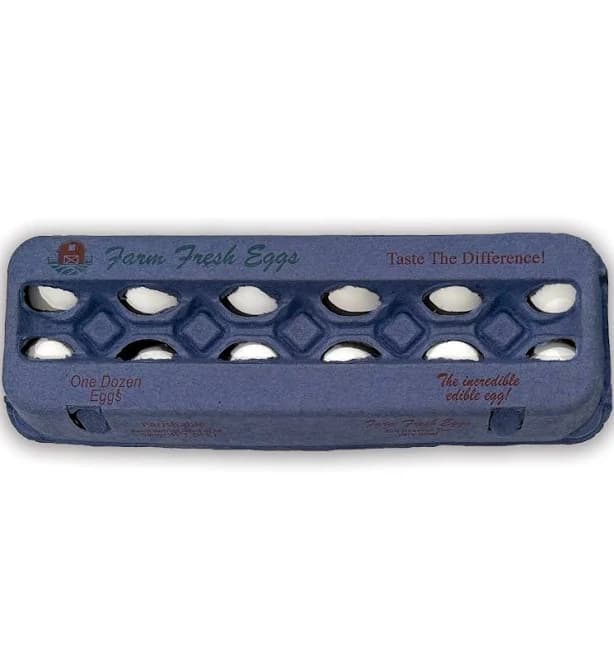 EggCartons.com Blue Egg Carton