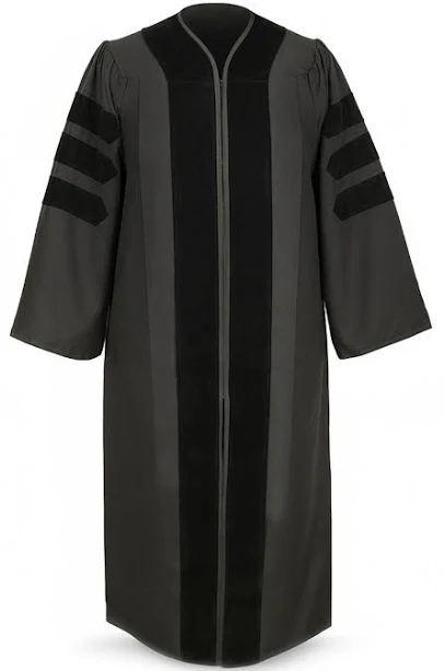 Classic Doctoral Graduation Gown