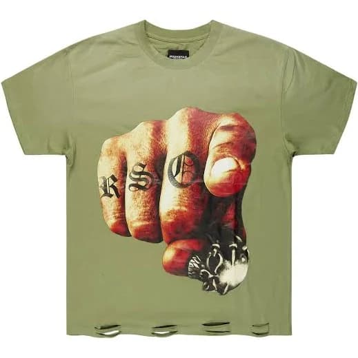 Xayon Green Oversized Graphic T-Shirt